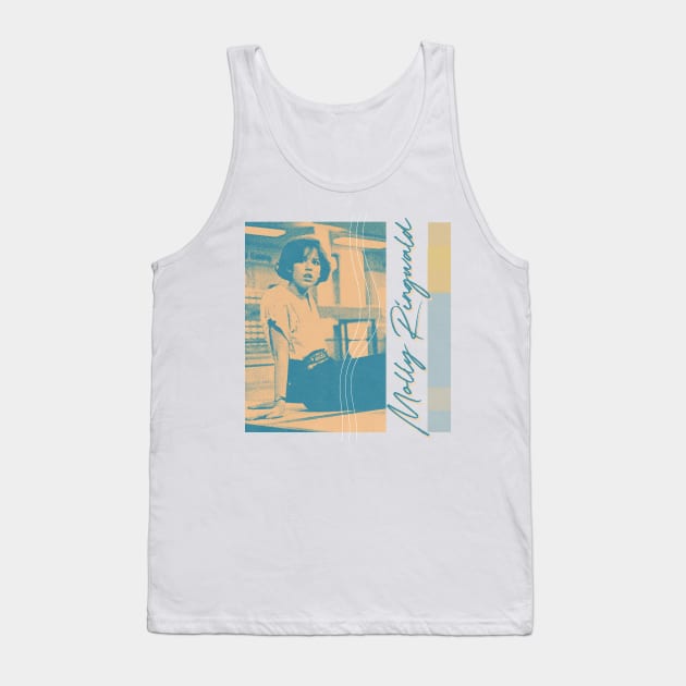 Molly Ringwald //2  80s Style Aesthetic Fan Design Tank Top by unknown_pleasures